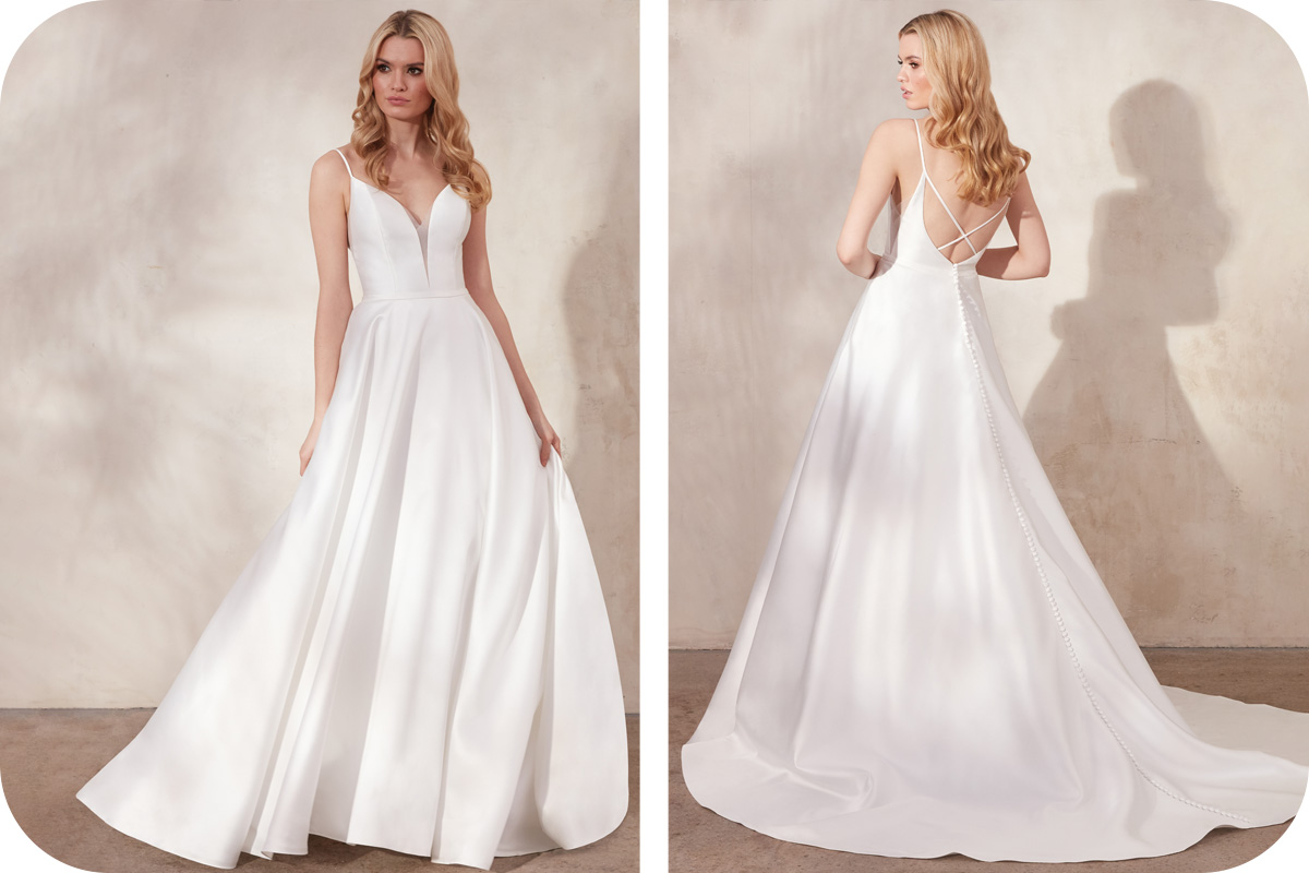 Halo Wedding Dress by Justin Alexander