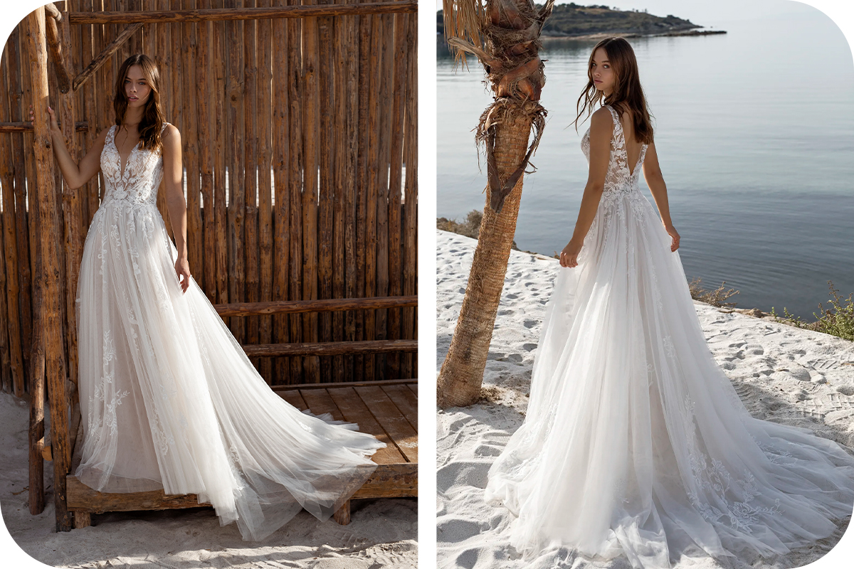Odetta Wedding Dress by Modeca